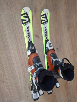 Dětský set lyže Salomon XMAX jr 80cm + boty Salomon T2 - 3