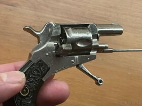 Starozitny mini revolver bulldog flobert - 3