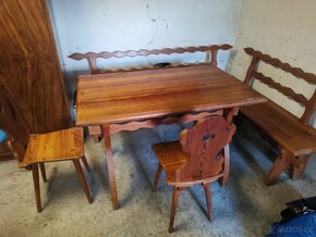 Prodám dřevěný nábytek masiv modřín - 3