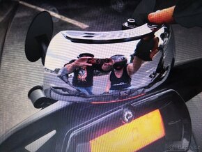 Zpětné panoramatické zrcátko, zrcadlo na moto - 3