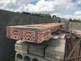 Keramický stropní panel HELUZ 3750x900x230 - 3