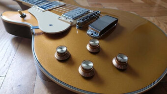 Kytara Hagstrom Swede LP - Gold - Lefty - 3
