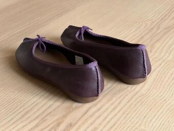 Nové Dámské kožené baleríny CLARKS vel. 37 - 3