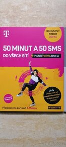 Předplacená karta T mobile 2ks - 3
