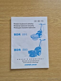 Bubnová sekačka BDR 581 Perla s pojezdem. - 3