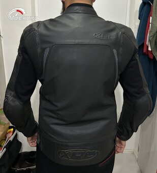 Kožená bunda XRC XRC Grans AIR blk/grey - 3