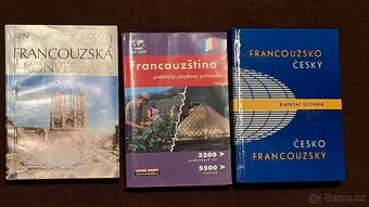 Francouzština + fracouzská konverzace + slovník - 3