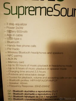 BT Bluetooth sluchátka EVOLVEO SupremeSound 8EQ - 3