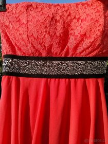 růžové šaty jedna velikost - 3