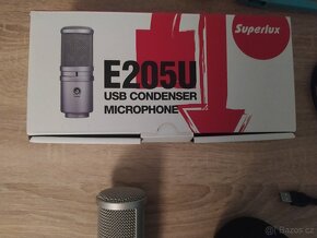 Mikrofon Superlux E205U + Stojan + Protivětrný kryt - 3