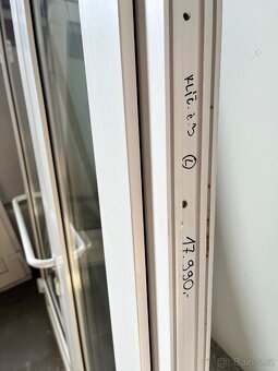 VCHODOVÉ DVOUKŘÍDLÉ PVC DVEŘE 167x240-PLZEŇ - 3