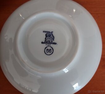porcelánový čajový servis ze 70-tých let Bohemia-Brigitta - 3