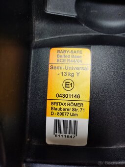 Základňa na autosedačku Britax Römer - 3