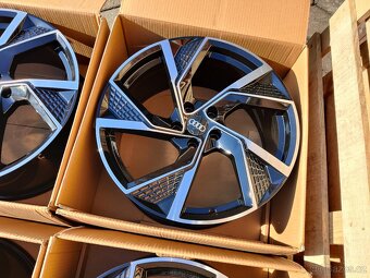Sada ALU 5x112 R19 design RS MACHINED BLACK - 3