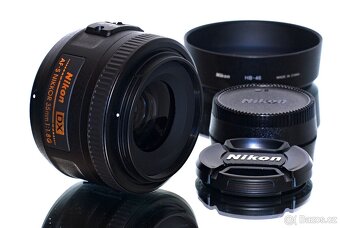 Nikon AF-S Nikkor 35mm 1:1,8 G + UV filtr TOP STAV - 3