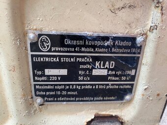 Retro pračka Klad - 3