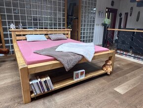 Ihned, nová trámová postel 180 x 200 vyšší sed - 3