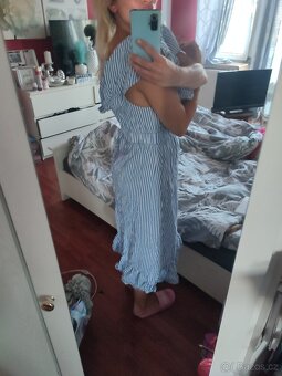 Dámské letní šaty vel 34-38 pruhované - 3