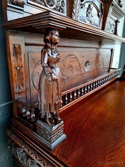 Starožitný francouzský bufet-kabinet Bretaň - 3