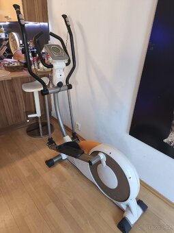 Eliptický trenažér Kettler Cross M (Bílá, Oranžová barva) - 3