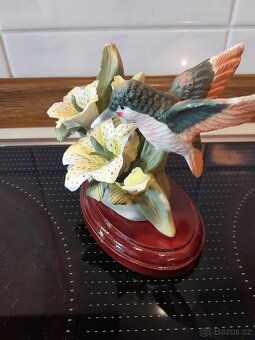 Keramický ptáček, dekorace - 3