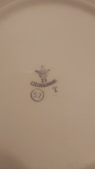 Retro talířky s poměnkami - 3