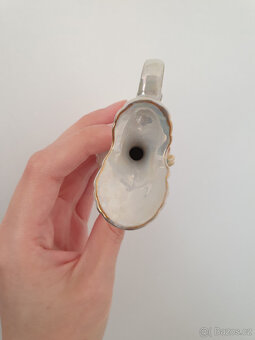 Retro dekorace duhový porcelán džbánek květinky - 3