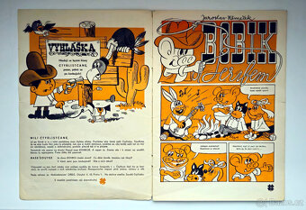 Čtyřlístek č.4 - Na divokém západě - Original 1969 - 3