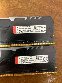 Ram 2x 8Gb HyperX FURY - 3
