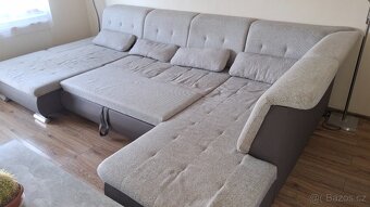 Sedací rozkladací souprava do U - 3