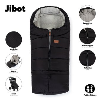 Zimní fusak Jibot 3v1 Pale Eucalypt nový - 3