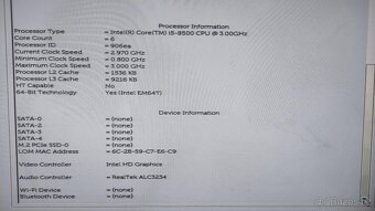 Dell 5060/5070 SFF i5-8500/i5-9500 8GB DDR4 W11 + vol. SSD - 3