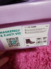 Nové zimní kotníkové boty kozačky Graceland vel. 39 - 3