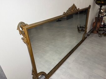 Velké ozdobné zámecké zrcadlo 220x108cm - 3