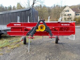 Hrabačka sena 200 cm obraceč, shrnovač za traktor, malotr. - 3