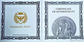 INVESTIČNÍ MINCE 1 OZ AG BRITANNIA & GERMANIA ALEGORIES 5 MA - 3