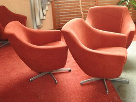 Prodám secesní křesla ( 60 léta ) v perfektním stavu - 3