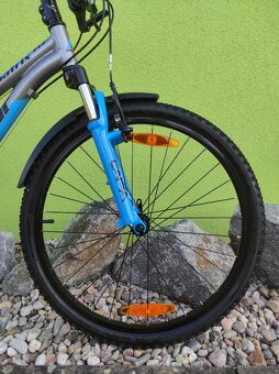 Značkové dětské kolo Author 24" (stříbrná/modrá)I# - 3