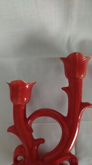 Svícen ve tvaru tulipánů, Ditmar-Urbach,Art Deco - 3