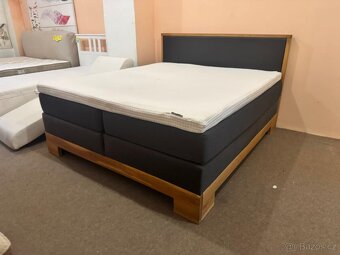 Luxusní boxspring postel EWARTON 70 cm vysoká s matracemi +T - 3