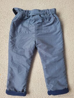 Zateplené kalhoty vel.86 - 3