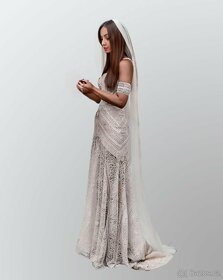 Nové Svatební šaty - vel. 36 - 3
