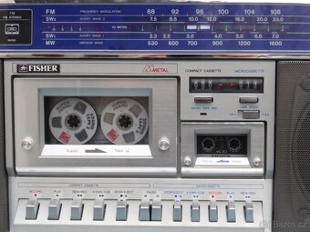 Boombox FISHER PH-M77 nesehnatelná rarita funkční - 3