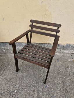 IKEA venkovní dřevěná židle - 3