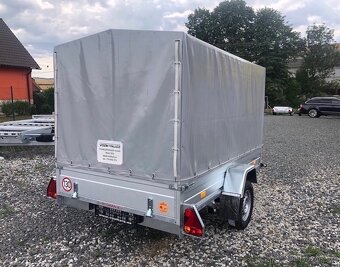 Přívěsný vozík 265x145cm, plachta, 750kg, 130km/h - 3