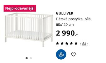 Dětská dřevěná postýlka - 3