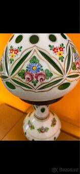 Stolní lampa -přejímané sklo - 3