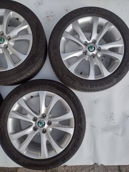 Alu. kola Škoda Superb II. 5x112 7,5Jx17 H2, ET49 - 3