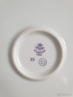 Růže Thun Vera porcelánový servírovací talíř retro - 3
