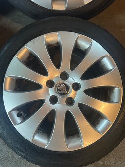 ALU Kola ŠKODA 5x112 R17 VENUS Letní Pneu 225/45/17 - 3